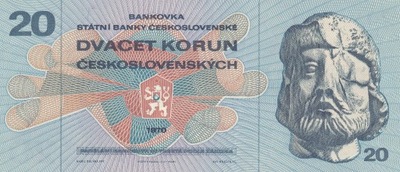 [MB13716] Czechy 20 koron 1970