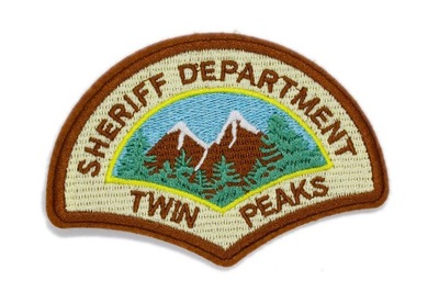 Naszywka Miasteczko Twin Peaks Szeryf DUŻA PL