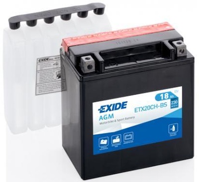 АККУМУЛЯТОР EXIDE МОТОЦИКЛА 18AH/230A ETX20CH-BS