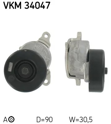 SKF VKM34047 НАТЯГУВАЧ MICRO-V FORD MONDEO 1.6/1.8/2.0