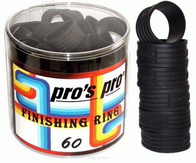 Gumki na owijkę Pro's Pro Finishing Ring 1szt. czarne