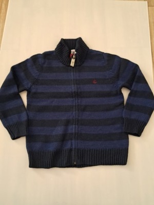 Sweter/bluza, 100% wełna/ jak merino- nie drapie, Petit Bateau, r. 110