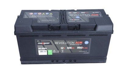 АККУМУЛЯТОР 12V 105AH/950A L- 393X175X190 AGM