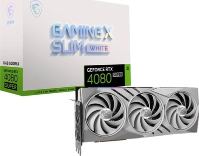 Karta graficzna MSI GeForce RTX 4080 SUPER Gaming X Slim White 16GB GDDR6X