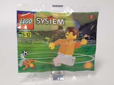 3304 Lego System Sports Piłkarz Shell MISB 1998