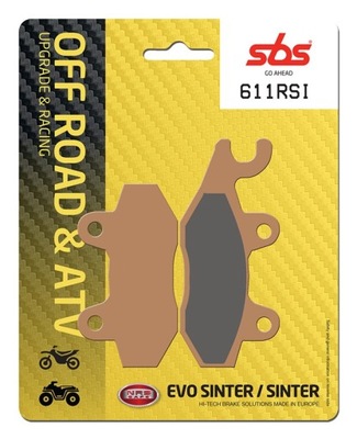 ZAPATAS DE FRENADO SBS 611RSI YAMAHA RHINO 660 05-08  