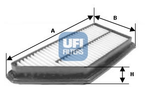 FILTRAS ORO UFI (OEM QUALITY) CHEVROLET REZZO/ 