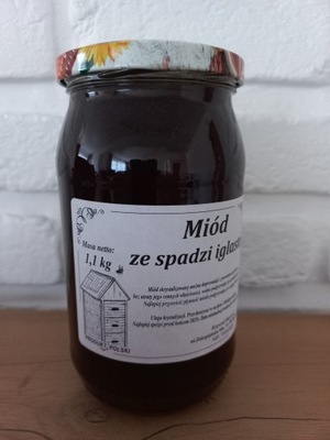 Miód ze spadzi iglastej 1,1kg