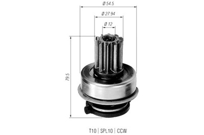 MAGNETI MARELLI BENDIKS ARRANCADOR SEAT TOLEDO I VW GOLF 3 PASSAT  