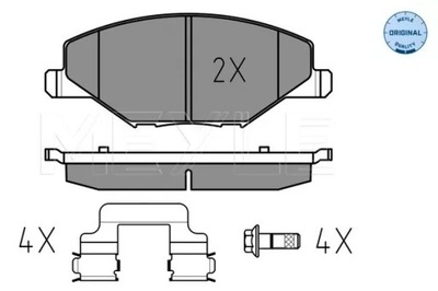 КОЛОДКИ HAM. SKODA P. FABIA 1.2- 1.6 07- 14