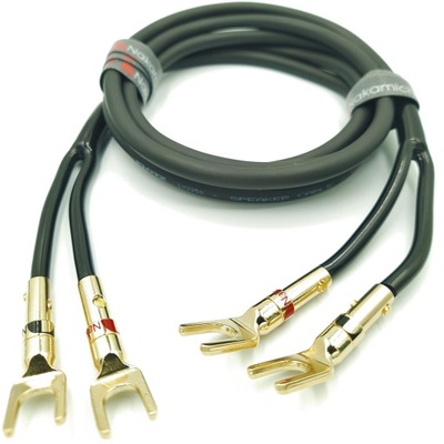 NAKAMICHI Kabel głośnikowy OFC 2x4mm2 widełki 1m