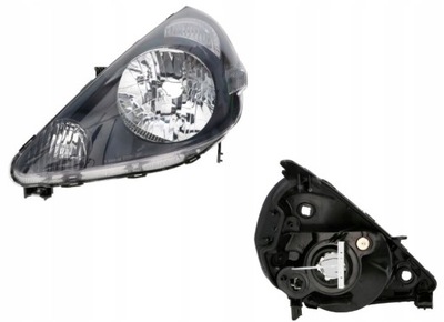 Фара лампа лівий honda jazz fit 02-08 tyc фото №1