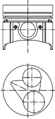 PISTON KUBOTA Z482 EURO4  