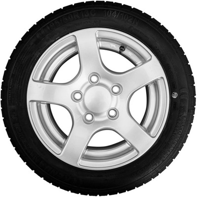 RUEDA PARA REMOLQUE 195/50 R13C 104/102N LLANTA ALUMINIO 6JX13 5X112 ET:30 67MM  