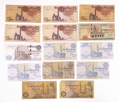EGIPT - ZESTAW BANKNOTÓW (NR 3)
