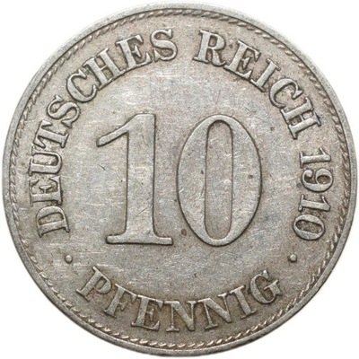10 Pfennig 1910 E
