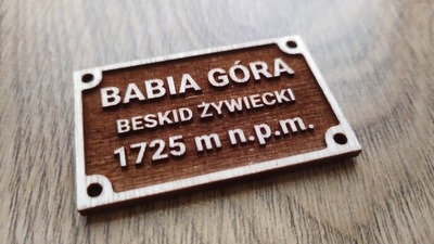 Magnes na lodówkę Babia góra. Beskid Żywiecki