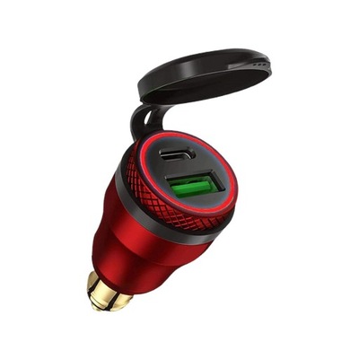 PARA MOTOCYKLA BMW DUCATI QC3.0 USB-PD DISPOSITIVO DE CARGA HELLA GNIAZPARA WTYKOWE DIN NO  