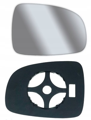 Вкладиш дзеркало nissan note i 05-12 sf+pl праве фото №1