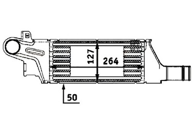 Hella интеркулер opel combo tour 1.7 di 16v фото №1