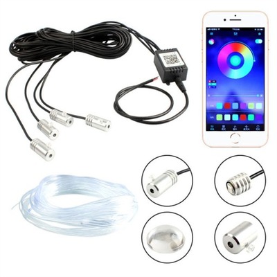 6IN1 6/8M RGB LED (СВІТЛОДІОД) CAR INTERIOR FIBER OPTIC NEON WI