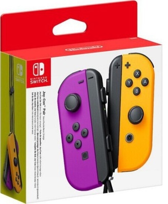 ZESTAW KONTROLERY JOY CON PURPLE ORANGE NOWE