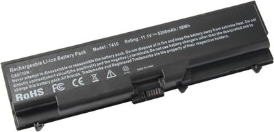 BATERIA DO LAPTOPÓW IBM, LENOVO LITOWO-JONOWA 5200 MAH ZAMIENNIK