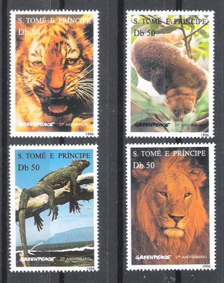 S.TOME E PRINCIPE 1996 MNH ANIMALS