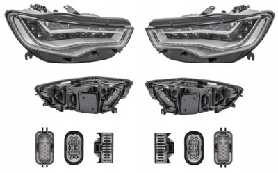 ФАРА ФАРА AUDI A6 4G C7 11-14 LED (СВЕТОДИОД ) HELLA L+P