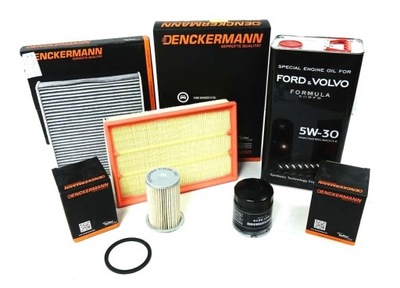 Олія 5l 5w30 4x фільтри ford focus ii c-max 1.8tdci фото №1