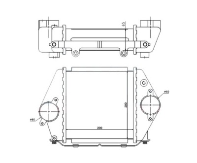 Интеркулер mazda 6 02.02- rf5c13565 фото №1