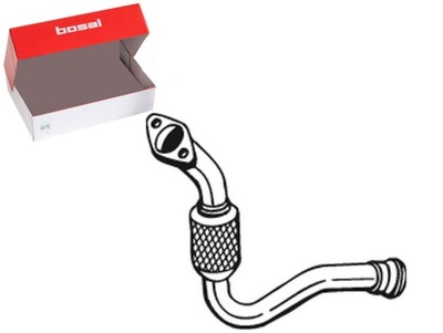 Труба вихлопна перед гнучкий renault clio ii kangoo kangoo express фото №1