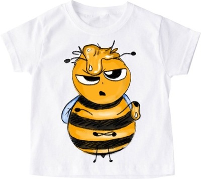Koszulka dziecięca dzień pszczoły do przedszkola roz 92