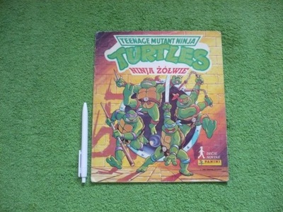 TURTLES NINJA ŻÓŁWIE PANINI KATALOG Z NAKLEJKAMI