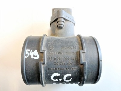 Opel оригінальний номер 0281002549 24439252 витратомір повітря фото №1