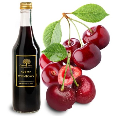 Syrop wiśniowy 73% wiśnia 480 ml Cherry Tree