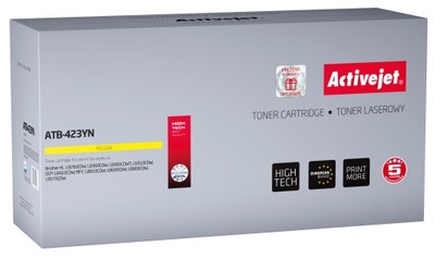 TONER ACTIVEJET BROTHER ATB-423YN TN-423Y YELLOW
