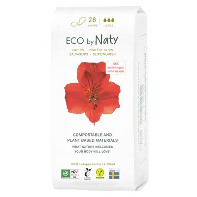 ECO by Naty wkładki higieniczne z bawełny organicznej Large 28 szt