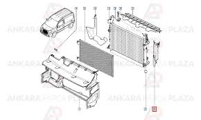 ЗАЩИТА БОКОВАЯ РАДИАТОРА ЛЕВАЯ RENAULT KANGOO II III OE 8200427477