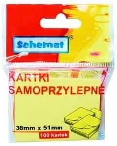 Karteczki samoprzylepne 38x51mm