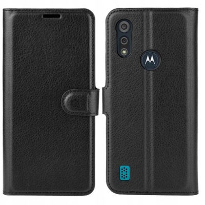 LITCHI ETUI SKÓRZANE PORTFEL DO MOTOROLA MOTO E6S