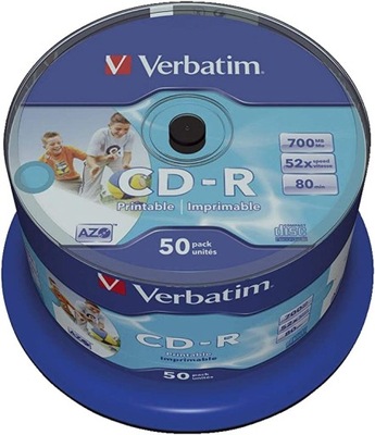 CD-R Płyty CD 700 MB Verbatim