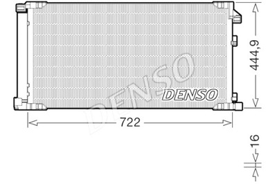 DENSO CONDENSADOR LEXUS NX 14-  