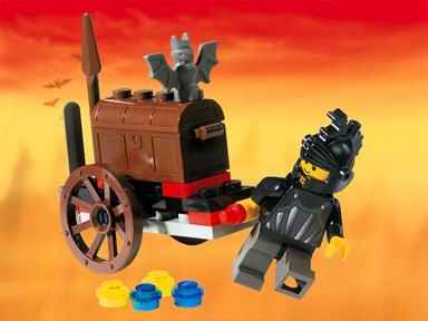 Lego System Castle Treasure Cart 6028 Używan