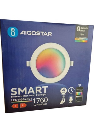 Panel podtynkowy WiFi Smart RGB WiFi Smart RGB Oprawy Downlight aigostar