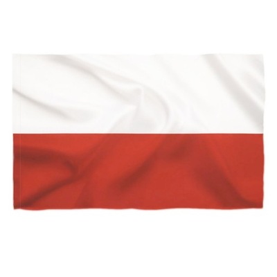 FLAGA POLSKI POLSKA NARODOWA KIBICA 150x90cm MOCNA