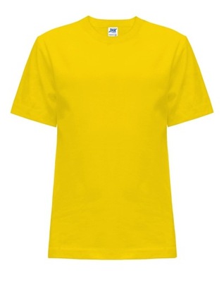 T-SHIRT DZIECIĘCY KOSZULKA JHK ŻÓŁTY 5-6 LAT 116cm