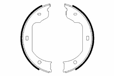 BOSCH KOMPLEKTAS APKABŲ STABDŽIŲ BMW 3 E46 5 E39 5 E60 5 E61 5 GRAN 