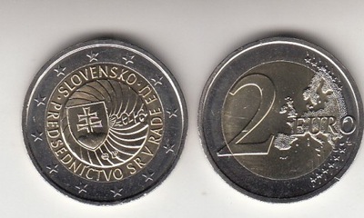 Slowacja 2016 -2 euro okolicz. Prezydentura