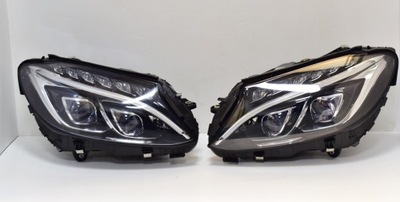 MERCEDES C CLASE W205 FARO IZQUIERDA COMPLETO DIODO LUMINOSO LED  